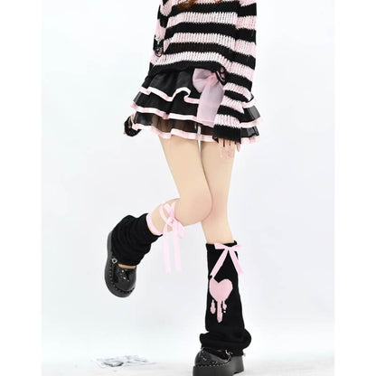 Pink Straps Leg Warmer SpreePicky