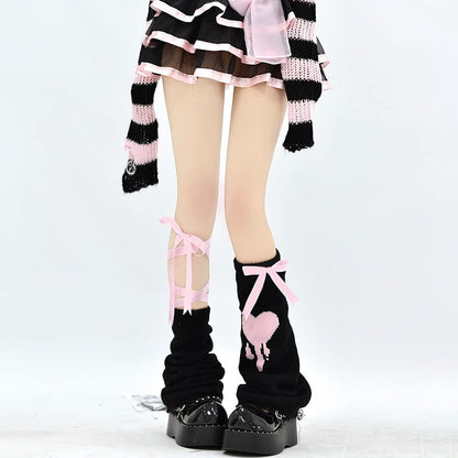 Pink Straps Leg Warmer SpreePicky