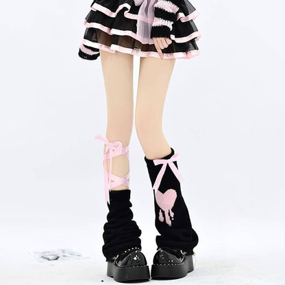 Pink Straps Leg Warmer SpreePicky