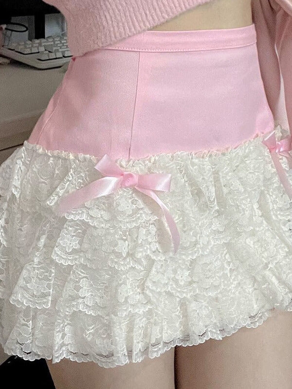 Sweetheart Lace Ballet Skirt SpreePicky