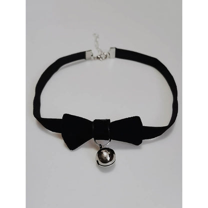 Kawaii Lolita Knot Bow Bell Choker SpreePicky