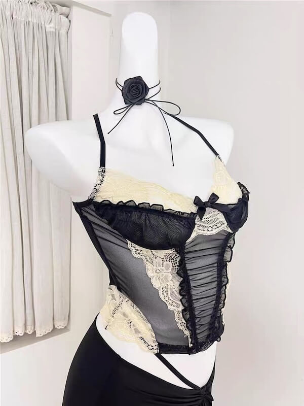 Coquette Vintage Lace Camisole SpreePicky