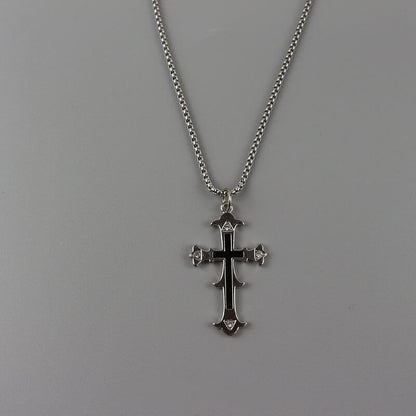 Double Cross Necklace SpreePicky