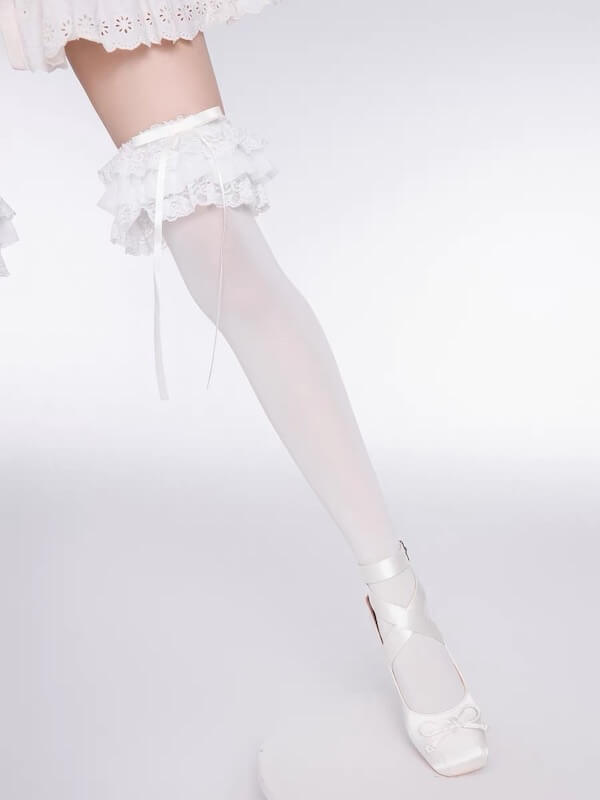 Elegant Lace Layers Stockings SpreePicky