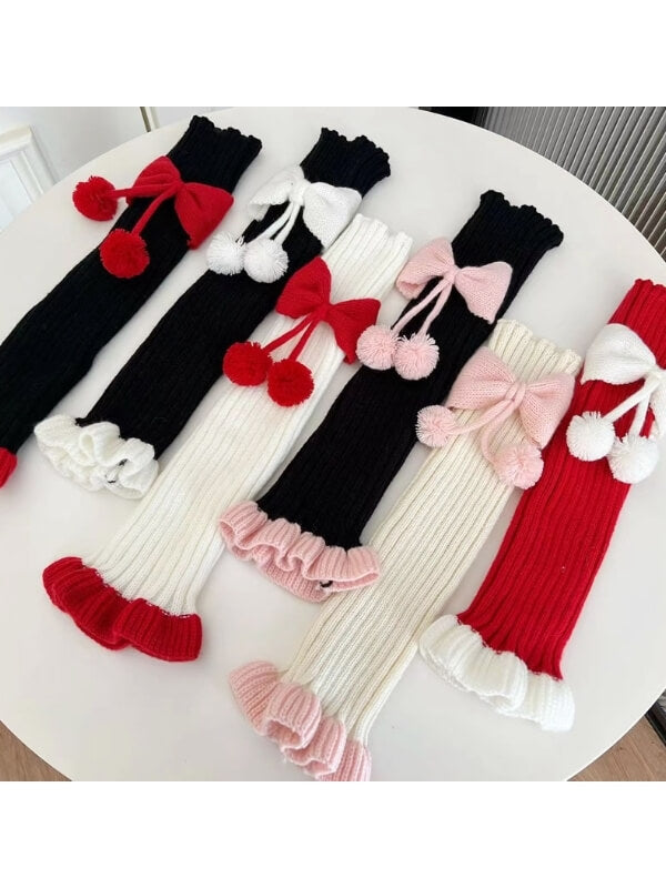 Lolita Bow Leg Warmers SpreePicky