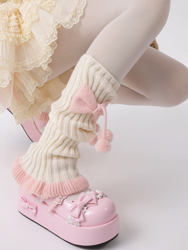 Lolita Bow Leg Warmers SpreePicky