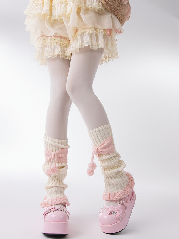 Lolita Bow Leg Warmers SpreePicky