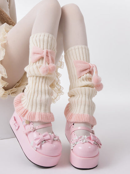 Lolita Bow Leg Warmers SpreePicky