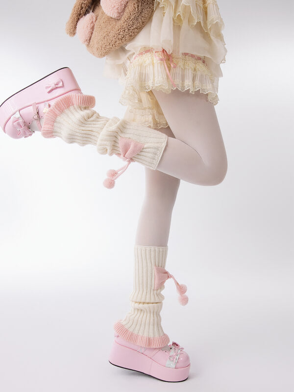 Lolita Bow Leg Warmers SpreePicky