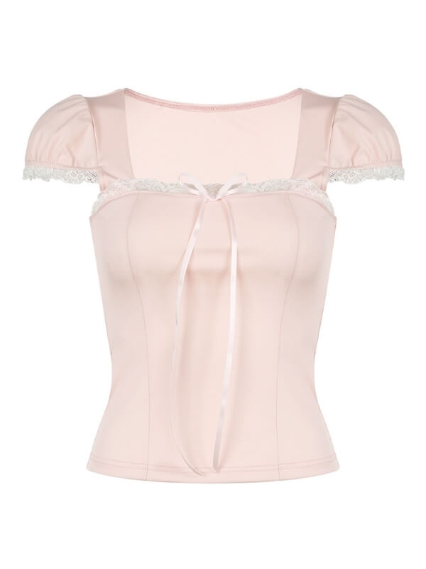 Sweet Pink Ribbon Top SpreePicky