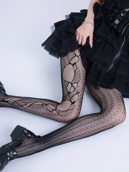 Sweet Lolita Fishnet Lace Tights SpreePicky