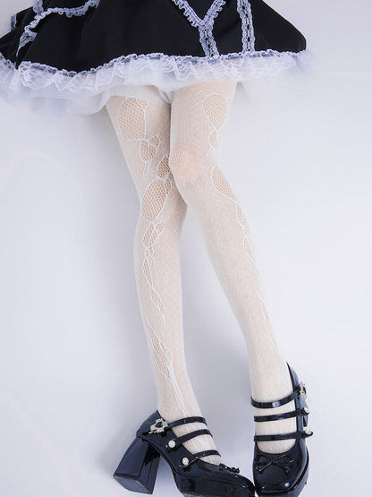 Sweet Lolita Fishnet Lace Tights SpreePicky