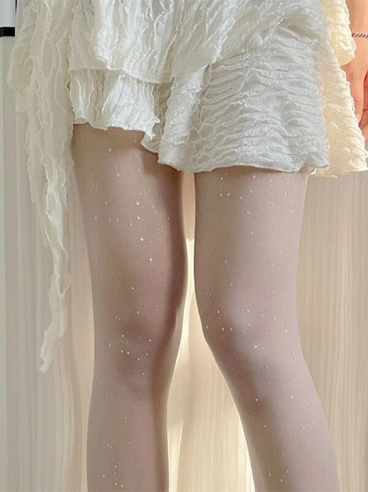 Glitter Bling Thin Tights SpreePicky