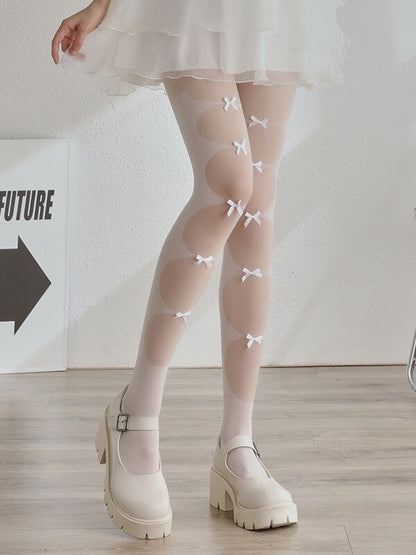 Cute Romantic Bow Tights SpreePicky