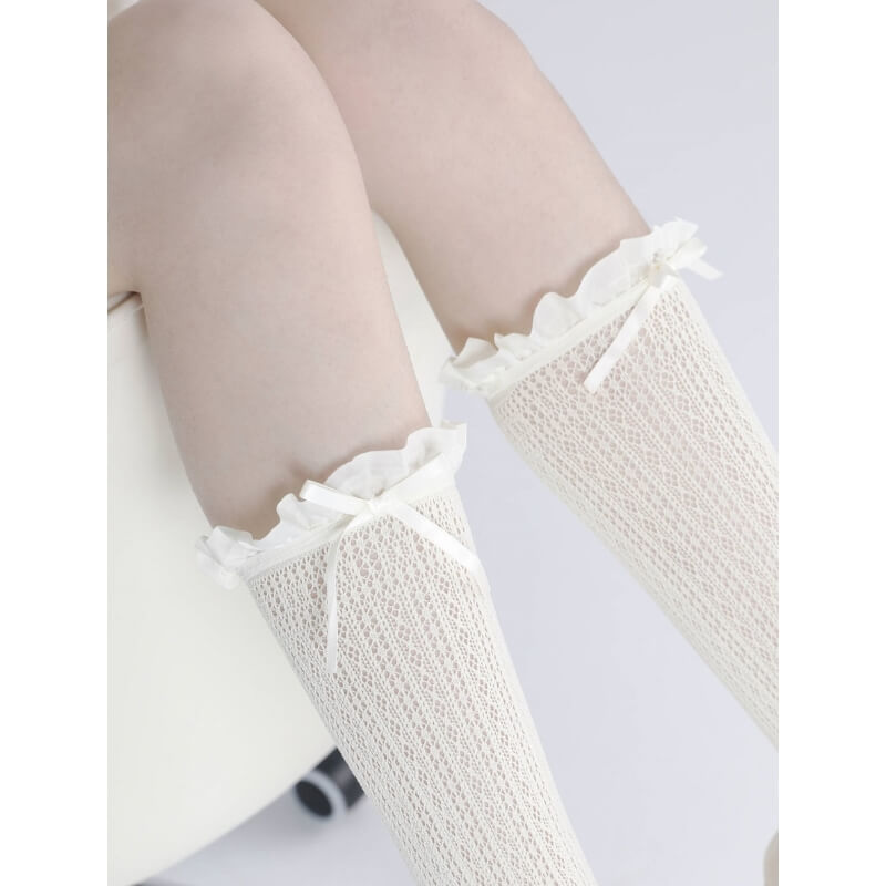 Sweet Cozy Lace Stockings SpreePicky