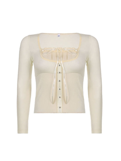 Sweet Lace Apricot Top SpreePicky