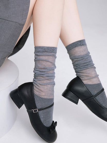 Summer Knit Thin Stockings SpreePicky