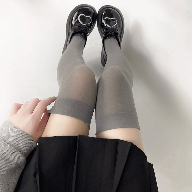 Soft Solid Color Stockings SpreePicky