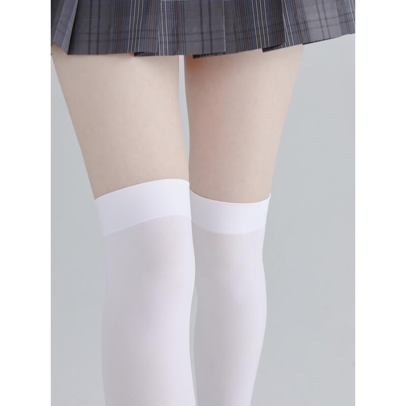 Soft Solid Color Stockings SpreePicky