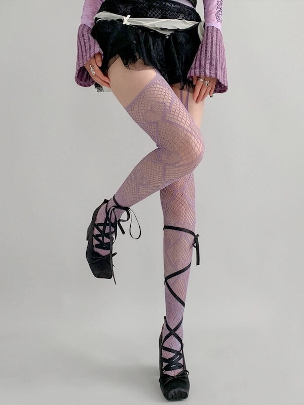 Sweet Heart Suspender Tights SpreePicky