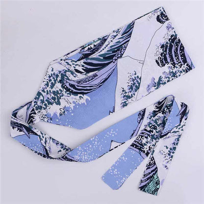 Aesthetic Print Lace Up Hanfu Waistband modakawa