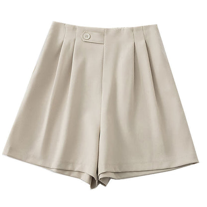 Chic High Waist Buttons Shorts modakawa