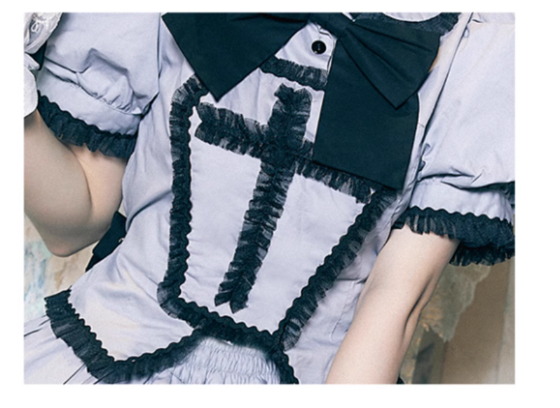 Halloween Cross Lolita Dress Confession Balloon