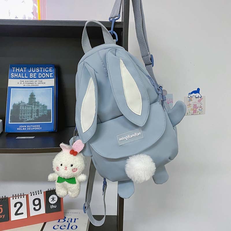 Cute Cartoon Bunny Ears Backpack modakawa