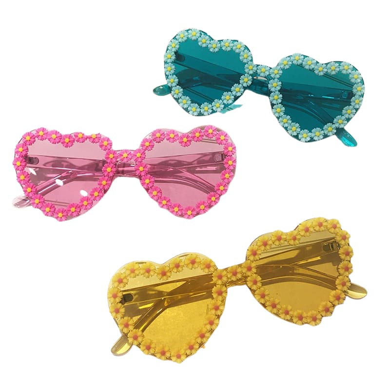 Daisy Heart Sunglasses - Glasses