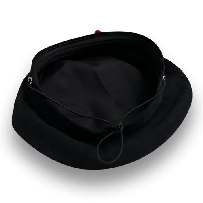 Elegant Black Heart Beret SpreePicky