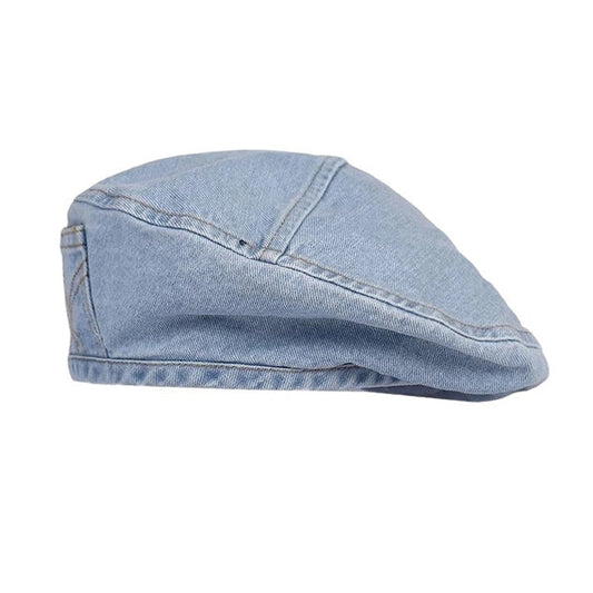 Denim Beret Hat SpreePicky