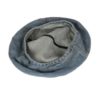 Denim Beret Hat SpreePicky