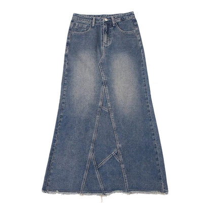 Craft Denim Long Skirt Boogzel Clothing