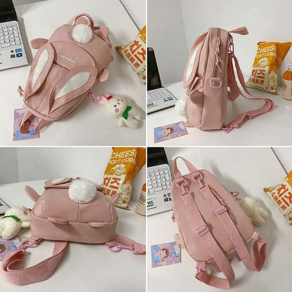 Cute Cartoon Bunny Ears Backpack modakawa