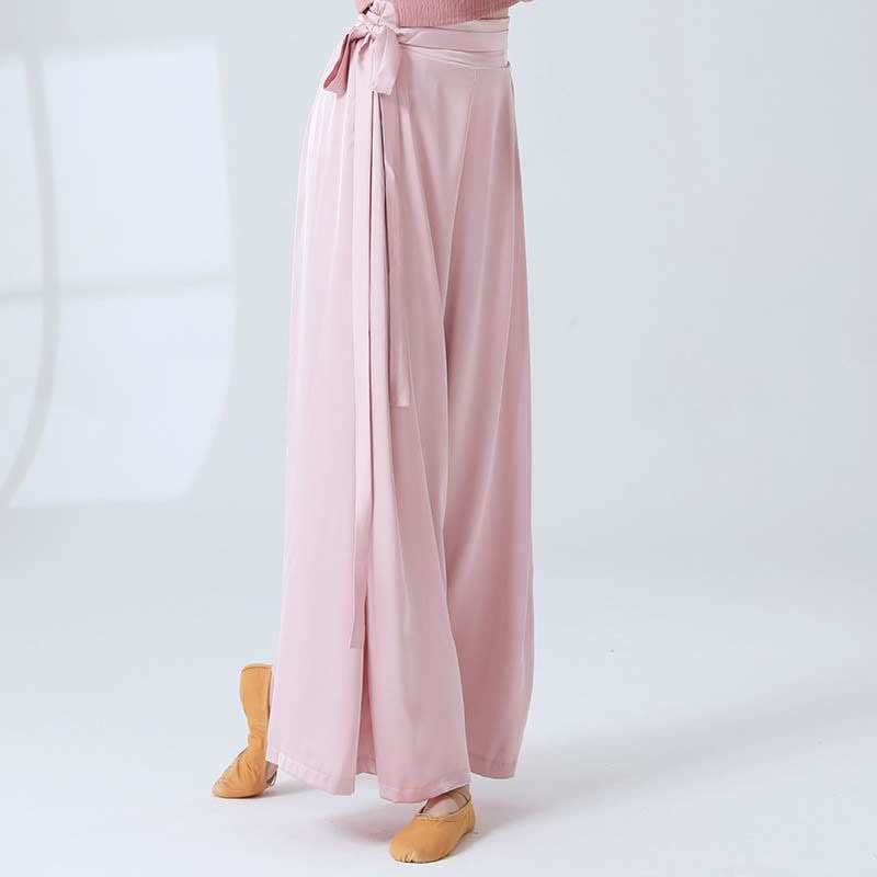 Vintage High Waist Flowy Wide Leg Casual Pants modakawa