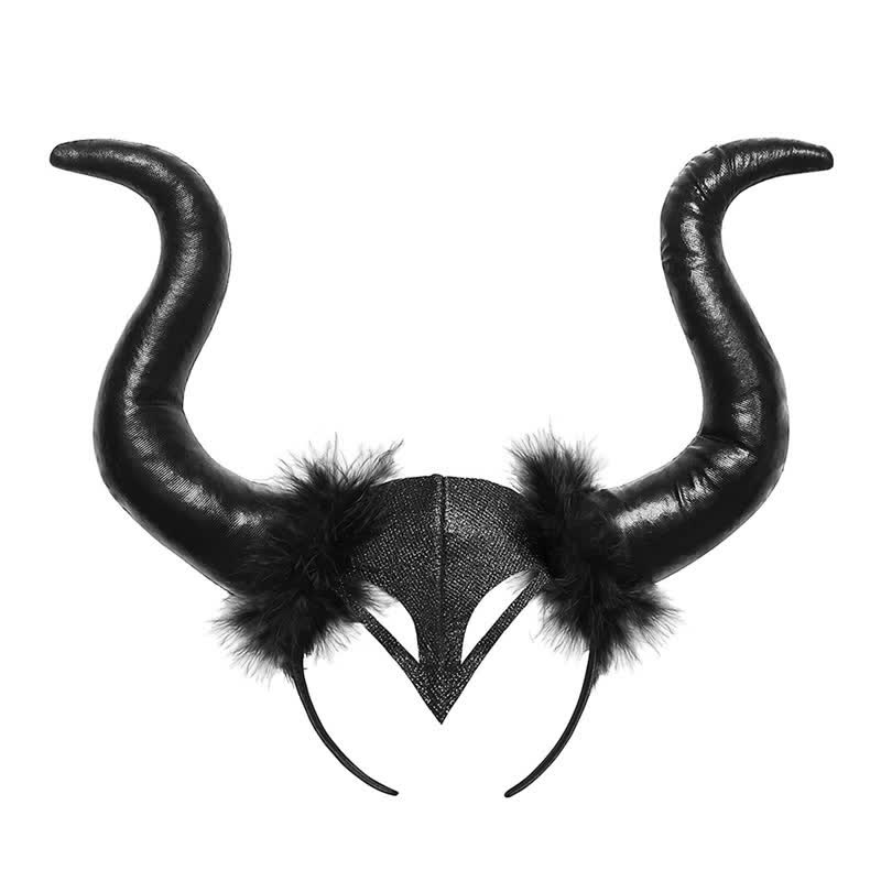 Demon Horn Headband Halloween Hair Accessory modakawa