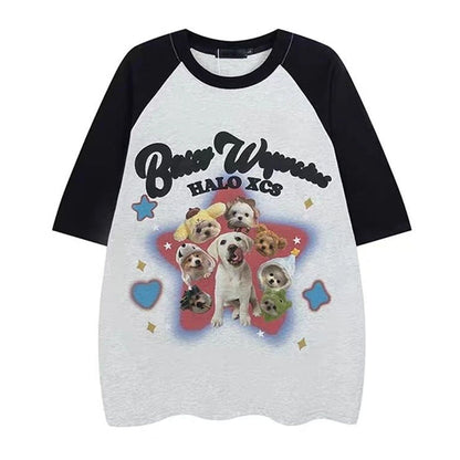 Puppy Oversized Graphic Tee Boogzel Clothing