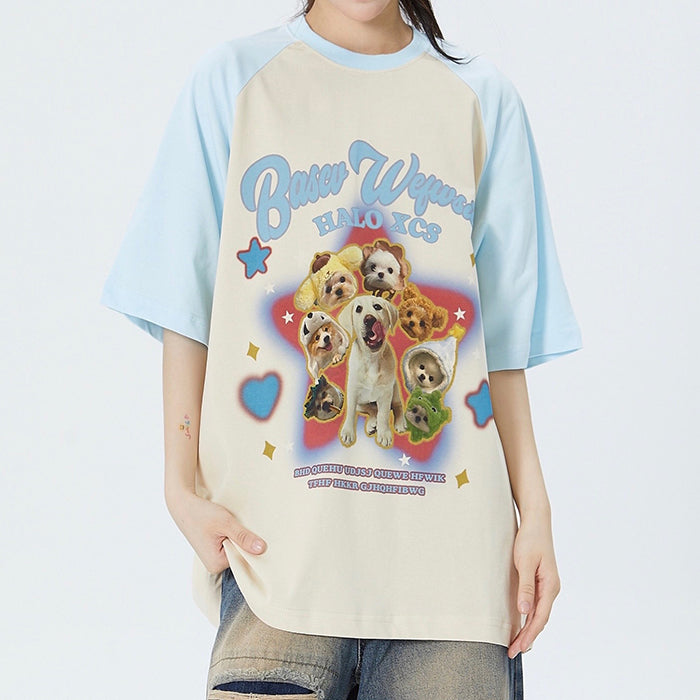 Puppy Oversized Graphic Tee Boogzel Clothing