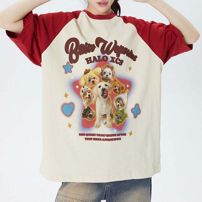 Puppy Oversized Graphic Tee Boogzel Clothing