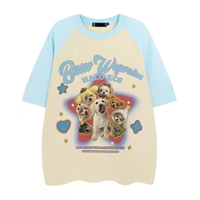 Puppy Oversized Graphic Tee Boogzel Clothing