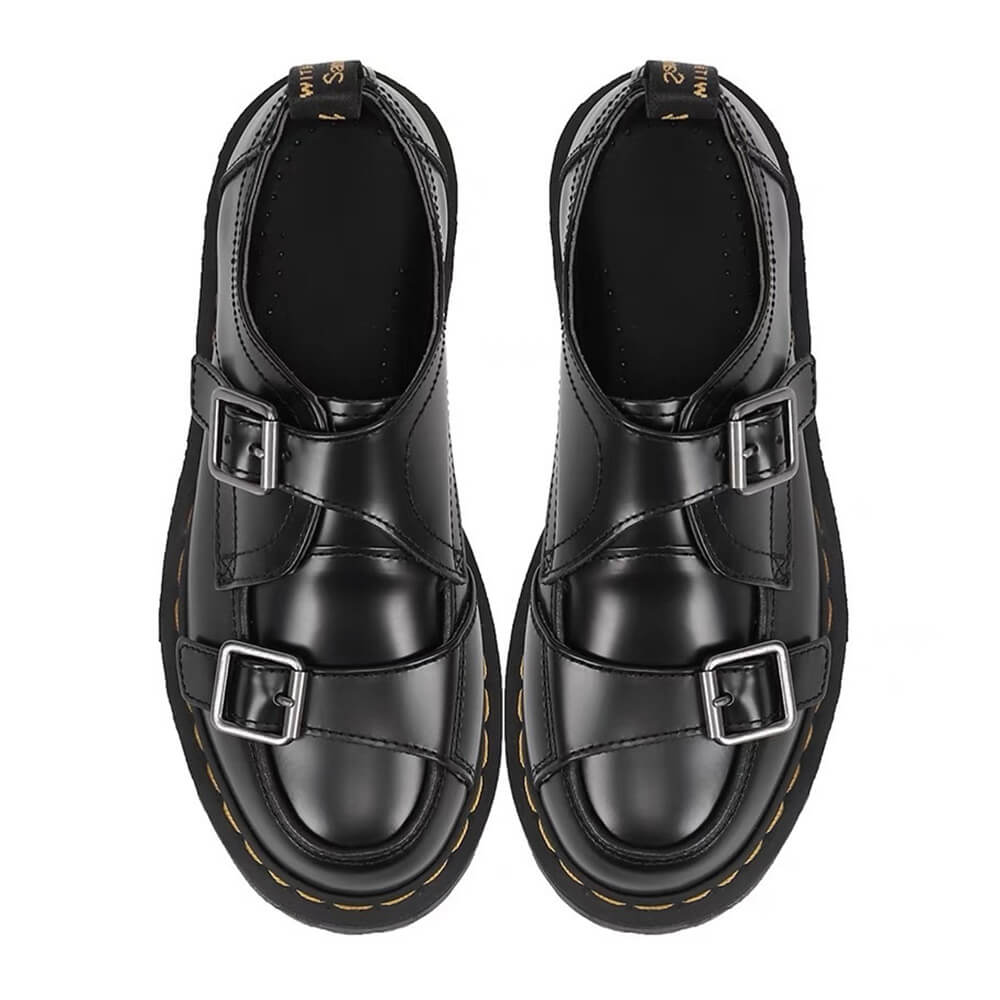 Elegant Black Buckle Shoes Boogzel Clothing