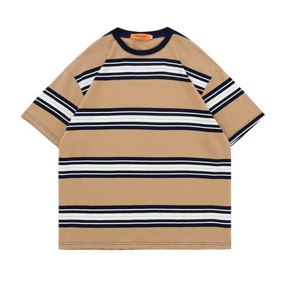 Casual Striped T-Shirt Boogzel Clothing