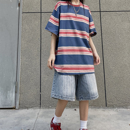 Casual Striped T-Shirt Boogzel Clothing