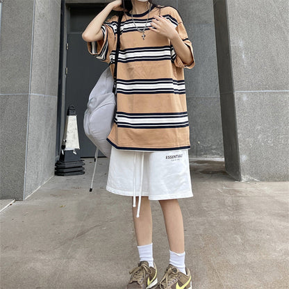 Casual Striped T-Shirt Boogzel Clothing