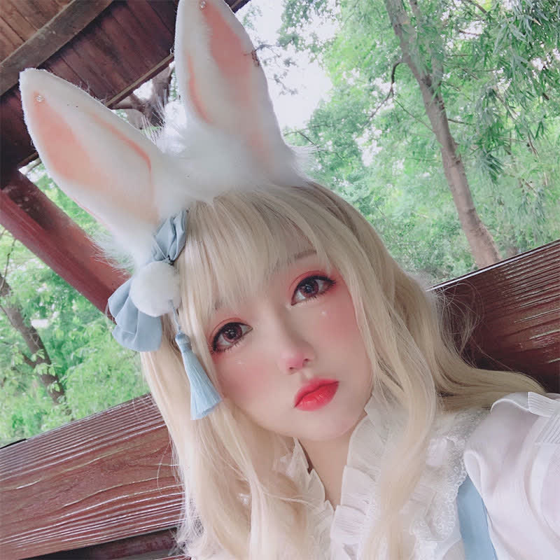 Bunny Ears Tail Headband Accessory Modakawa