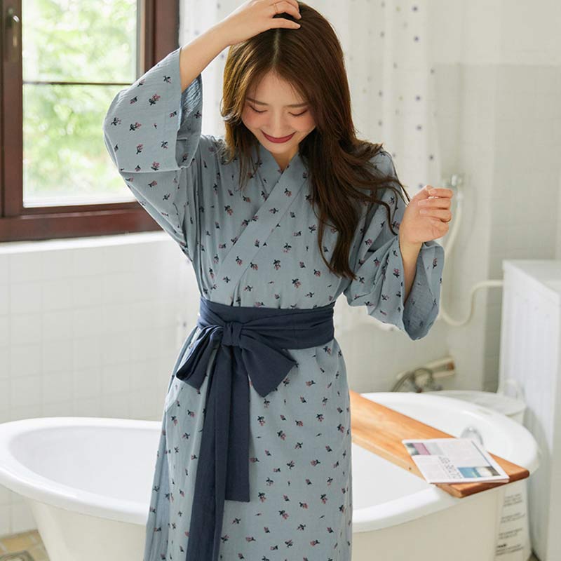 Flower Bowknot Lace Up Pajamas Modakawa