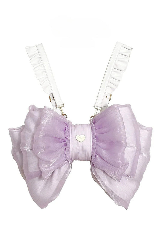 Big Purple Bowknot Lolita Backpack SpreePicky