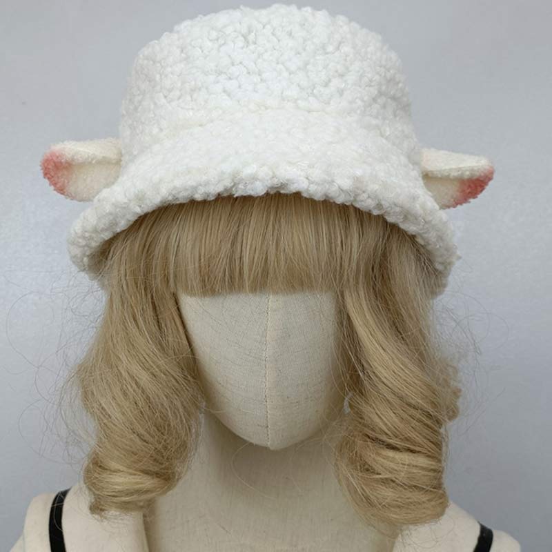 Cute Woolen Lolita Fisherman Hat modakawa