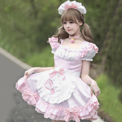 Sweet Maid Cat Paw Lolita Dress modakawa