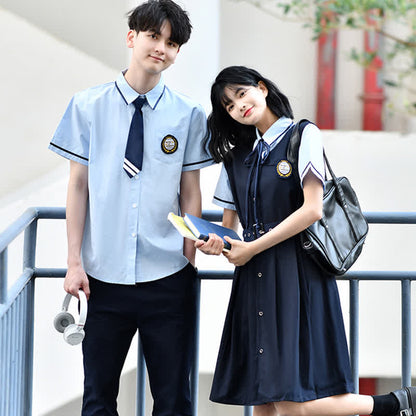 Couple Belted Overall Dress T-Shirt Shorts modakawa